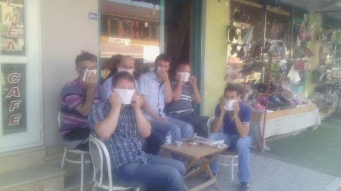 Kuzuluk'ta Aşırı Toza Maskeli Tepki