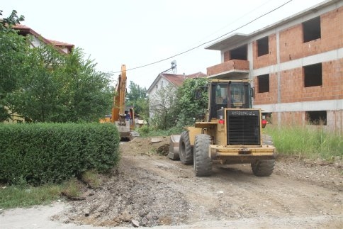 Hastane Mahesinde Kilitli Parke Çalışmaları Sürüyor