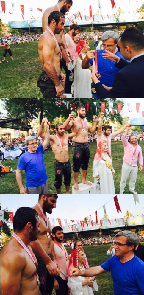 Kandıra Güreşlerinde Hamit Altun İkinci Oldu