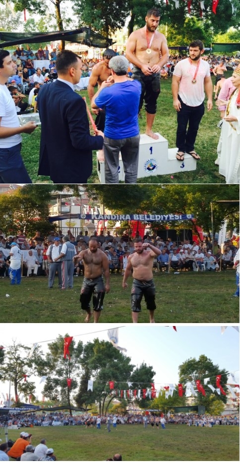 Kandıra Güreşlerinde Hamit Altun İkinci Oldu