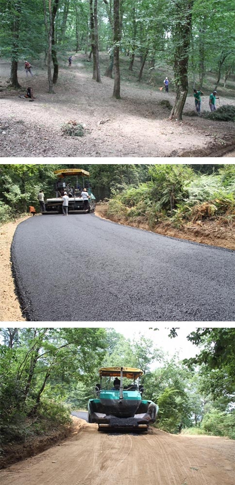 Kuzuluk Orman Parkta Çalışmalar Hızla Başladı