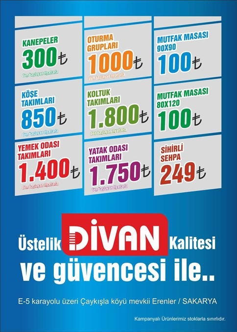 Dikkat! Divan Kalitesi
