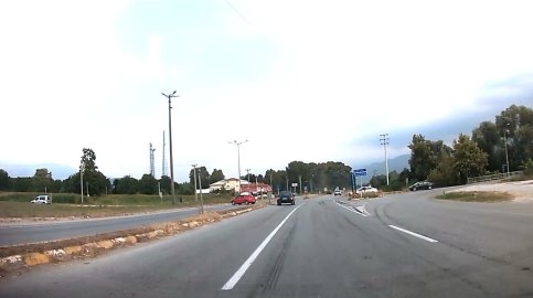 Batakköy Kavşağında Kazaya Ramak Kala