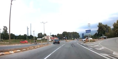 Batakköy Kavşağında Kazaya Ramak Kala