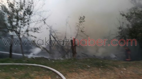 Yongalıkta Yangın