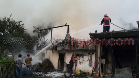 Yongalıkta Yangın