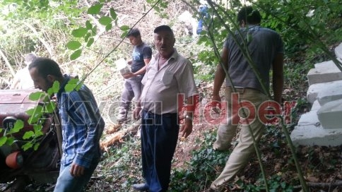 Kayabaşı'nda Traktör Devrildi