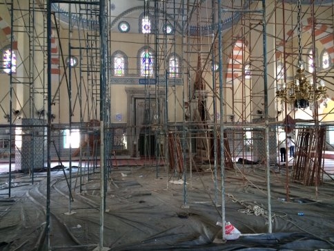 Gazi Süleyman Paşa Camii'nde Bakım Zamanı