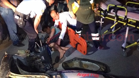 Otomobil Motosiklete Çarptı: 1 Yaralı