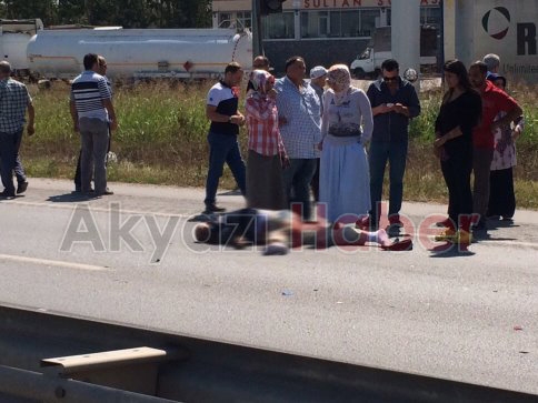 Otomobilin Çarptığı Motosiklet Sürücüsü Hayatını Kaybetti