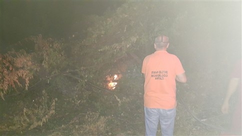 Kuzuluk'ta Küçük Çaplı Orman Yangını