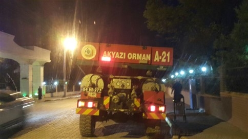 Kuzuluk'ta Küçük Çaplı Orman Yangını