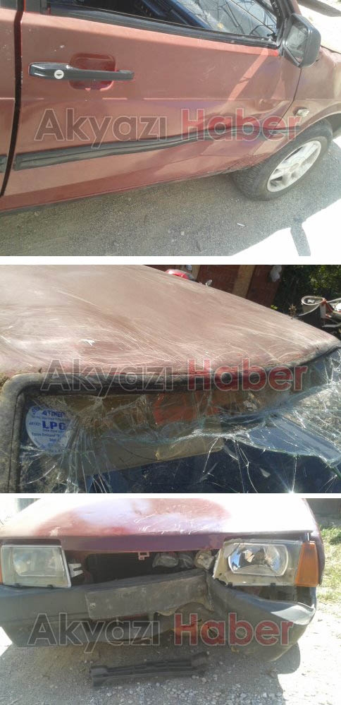 Aynı Gün Hem Evi Yandı Hemde Kaza Geçirdi