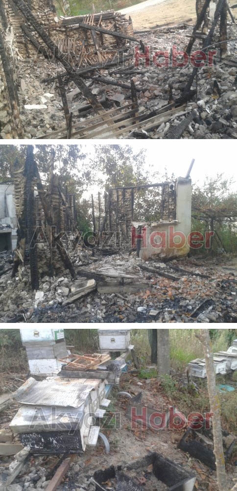 Aynı Gün Hem Evi Yandı Hemde Kaza Geçirdi