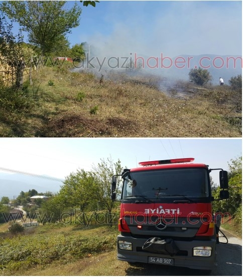 Yeniköy'de Yakılan Anız Kontrolden Çıktı