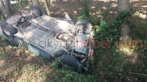 Virajı Alamadı Takla Attı