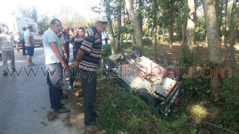 Virajı Alamadı Takla Attı