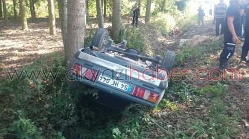 Virajı Alamadı Takla Attı