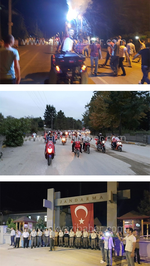 Şehitler İçin Tepki Yürüyüşüne Binlerce İnsan Katıldı