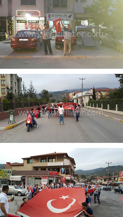 Şehitler İçin Tepki Yürüyüşüne Binlerce İnsan Katıldı