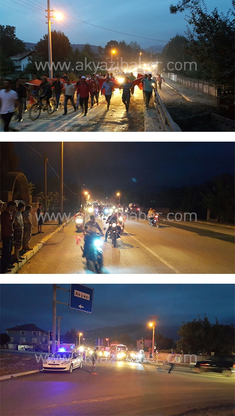 Şehitler İçin Tepki Yürüyüşüne Binlerce İnsan Katıldı