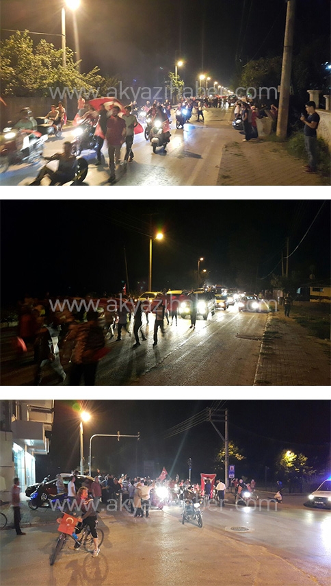 Şehitler İçin Tepki Yürüyüşüne Binlerce İnsan Katıldı