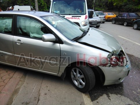 Müftülüğe Ait Araç Kaza Yaptı