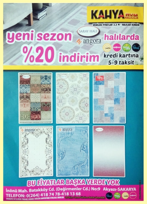 Halıda Kaçırılmayacak Kampanya !