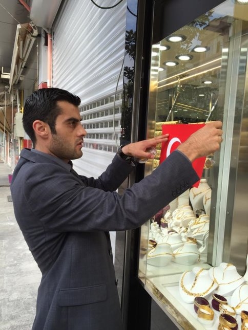 Ülkü Ocakları İlçeyi Kırmızı Beyaz'a Bürüdü