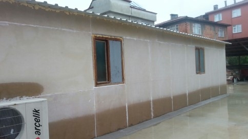 GEÇİCİ MESCİT HİZMETE AÇILDI