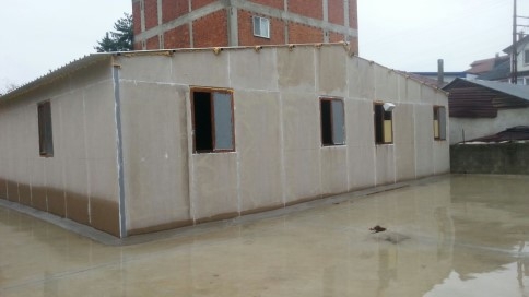 GEÇİCİ MESCİT HİZMETE AÇILDI