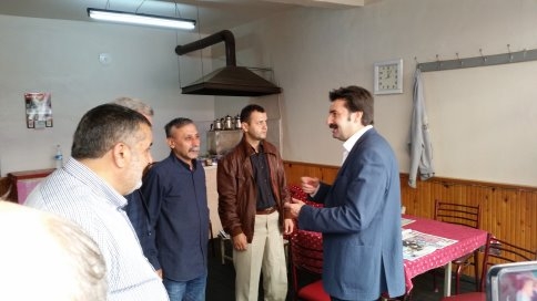 Ayhan Sefer Üstün Akyazı'da Esnafı Gezdi