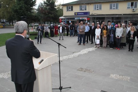 BAŞKAN AKCAN AKYAZI’NIN İLK ÖZEL LİSESİ’NİN AÇILIŞINA KATILDI