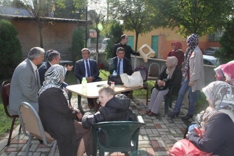 Başkan Akcan’dan Özel Eğitim Uygulama Merkezi’ne Ziyaret