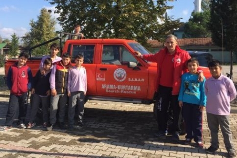(S.A.B.A.H.) Derneği Vakıf İlk Öğretimde Tatbikat Yaptı