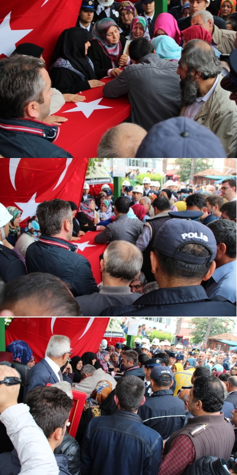 SAKARYA’DA BİNLER ŞEHİDİNİ UĞURLADI