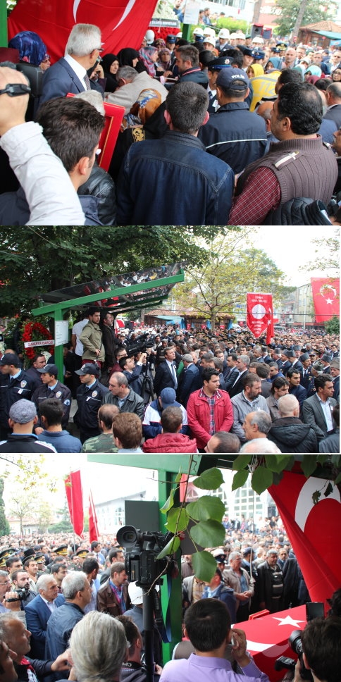SAKARYA’DA BİNLER ŞEHİDİNİ UĞURLADI