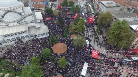 Şehit Furkan Çelik Son Yolculuğuna Böyle uğurlandı Havadan Çok  Özel Görüntüler VİDEO