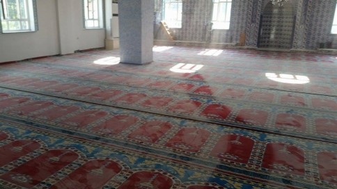 Meraklı Çocuklar Yangın Tüpünü Kurcalayınca Cami beyaza büründü 