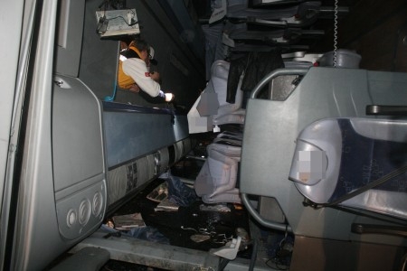 TEM'de Otobüs Kazası: 25 yaralı 