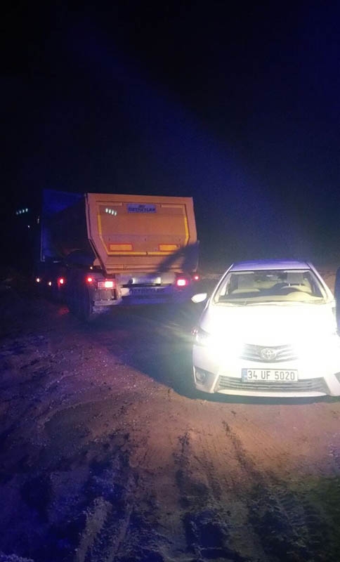 Makine Operatörü Canını Zor Kurtardı