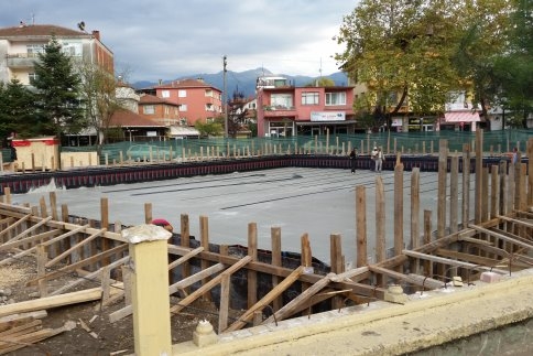 Cevat Ayhan Cami İnşaatı Devam Ediyor