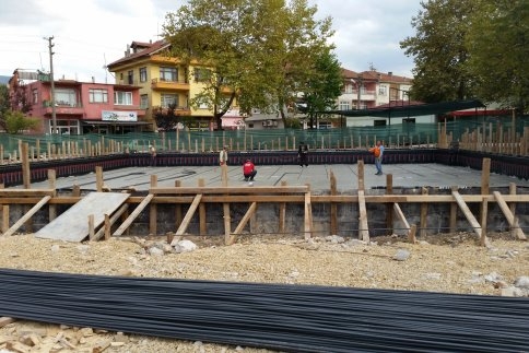 Cevat Ayhan Cami İnşaatı Devam Ediyor