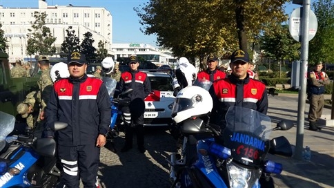 Jandarma Motosiklet Timinden 29 Ekim Gösterisi