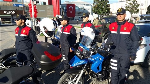 Jandarma Motosiklet Timinden 29 Ekim Gösterisi