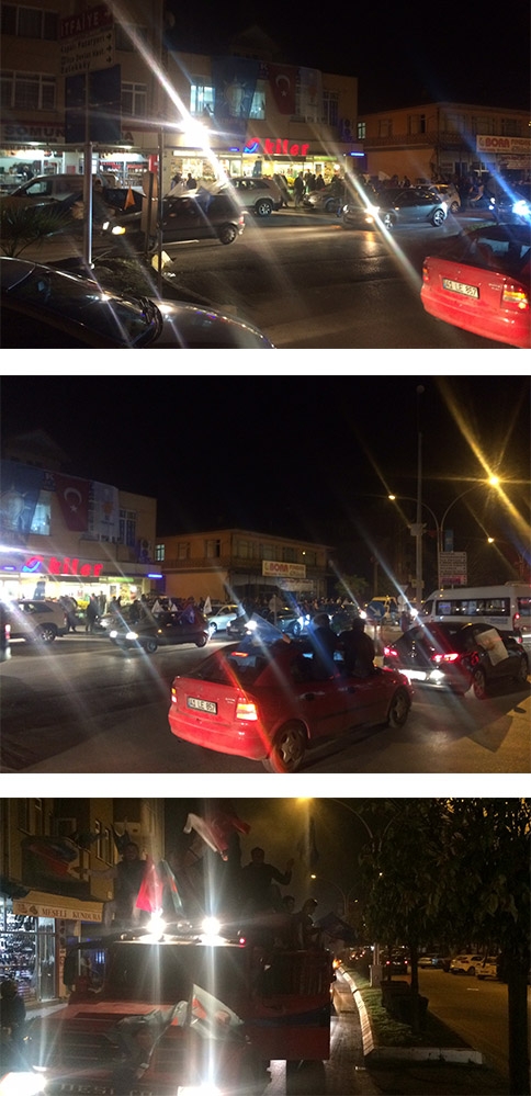 Ak Partililer Sokaklara Döküldü ( VİDEO )