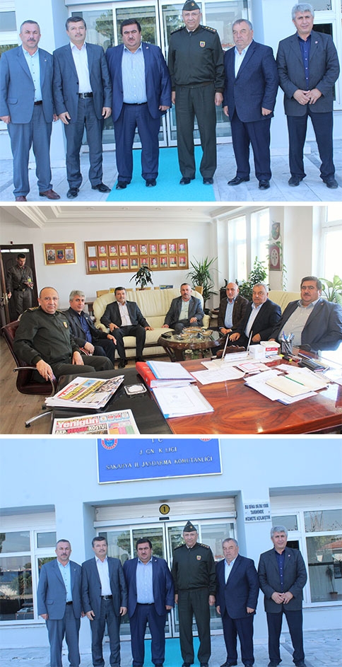 Muhtarlar Derneğinden Sakarya İl Jandarma Komutanlığına Ziyaret