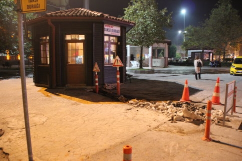 Cami Şadırvanına Doğalgaz Bağlandı