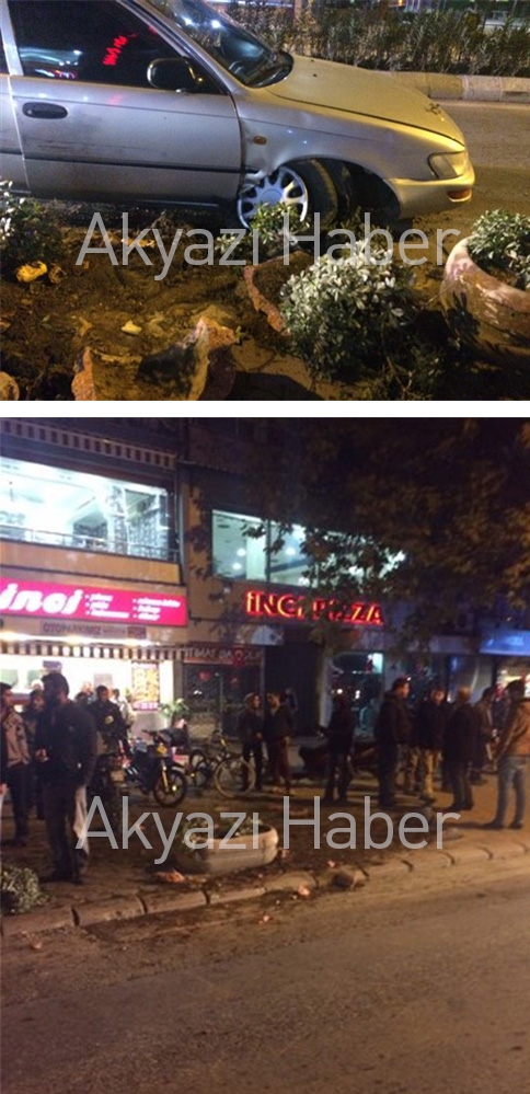 Alkollü Sürücü Bariyerlere Girdi