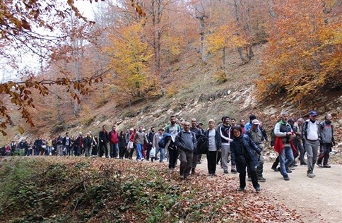 Yürüyüşler Yörükyeri’nde Devam Etti